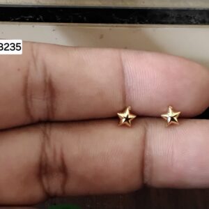 Minimalist Micro North Star Brass Ball Back Studs (BB235)